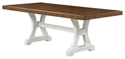 Furniture Of America Muschamp Wood 5-Piece Dining Set In White And Oak ... with regard to Style Meets Durability The Furniture of America Muschamp Table